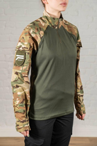 Военная женская форма убакс и штаны с наколенниками рип-стоп CoolMax standart Мультикам Олива (634) , S - изображение 10