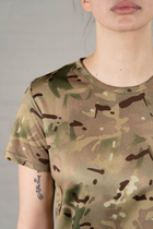 Женская тактическая футболка CoolMax камуфлированная tactical Мультикам (663) , 2XL - изображение 4