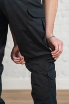 Тактические штаны рип-стоп износостойкие tactical летние Черные (545), S - изображение 5