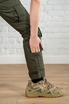 Женские военные брюки со вставными наколенниками рип-стоп Олива (675) , M - изображение 8