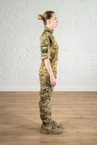 Женская тактическая форма убакс короткий рукав и штаны с карманами рип-стоп CoolMax standart Пиксель (629) , M - изображение 3