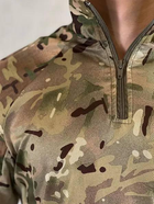 Убакс армейский с длинным рукавом рип-стоп CoolMax tactical Мультикам (503) , S - изображение 4