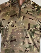Убакс армейский с длинным рукавом рип-стоп CoolMax tactical Мультикам (503) , S - изображение 7