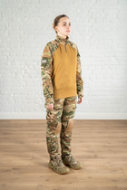 Армійська жіноча форма убакс та штани з наколінниками CoolMax ріп-стоп standart Мультикам Койот (633) , L - зображення 4