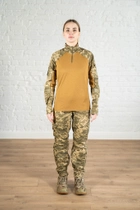 Жіноча армійська форма убакс та штани з кишенями ріп-стоп CoolMax standart Піксель Койот (624) , L - зображення 1