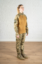 Женская армейская форма убакс и штаны с карманами рип-стоп CoolMax standart Пиксель Койот (624) , L - изображение 4