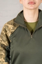 Женская военная форма убакс короткий рукав и штаны с карманами рип-стоп CoolMax standart Пиксель Олива (631) , 3XL - изображение 9