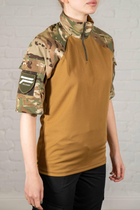 Армійська жіноча форма убакс короткий рукав та штани з кишенями CoolMax ріп-стоп standart Мультикам Койот (627) , L - зображення 7