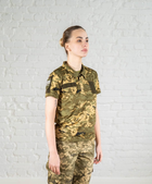 Жіноча форма армійська поло та штани ріп-стоп CoolMax standart Піксель (639) , L - зображення 7