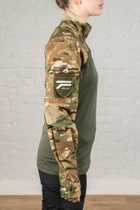 Военный женский убакс с длинным рукавом CoolMax рип-стоп tactical Мультикам Олива (644) , S - изображение 2
