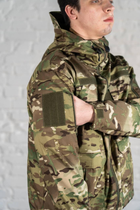 Куртка тактическая Горка с капюшоном рип-стоп tactical Мультикам (607) , L - изображение 9