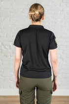 Військова жіноча форма поло та штани CoolMax ріп-стоп standart Чорна (640) , S - зображення 10