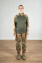 Военная женская форма убакс и штаны с карманами рип-стоп CoolMax standart Мультикам Олива (622) , 3XL - изображение 1