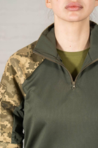 Жіноча військова форма убакс короткий рукав та штани з кишенями ріп-стоп CoolMax standart Піксель Олива (631) , S - зображення 9