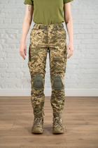 Женская тактическая форма убакс и штаны с наколенниками CoolMax рип-стоп standart Пиксель (635) , M - изображение 9