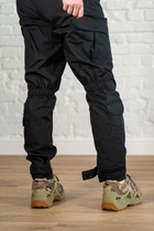 Тактические штаны рип-стоп износостойкие tactical летние Черные (545), 2XL - изображение 8