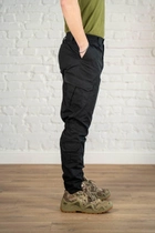 Тактические штаны рип-стоп износостойкие tactical летние Черные (545), 2XL - изображение 9