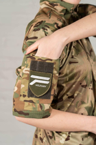 Тактическая женская форма убакс короткий рукав и штаны с карманами рип-стоп CoolMax standart Мультикам (626) , L - изображение 6