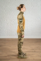 Жіноча армійська форма убакс та штани з наколінниками ріп-стоп CoolMax standart Піксель Койот (636) , L - зображення 3