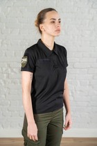 Військова жіноча форма поло та штани CoolMax ріп-стоп standart Чорна (640) , M - зображення 5