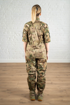 Тактическая женская форма убакс короткий рукав и штаны с карманами рип-стоп CoolMax standart Мультикам (626) , 3XL - изображение 2