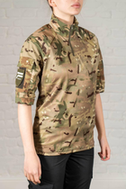 Тактическая женская форма убакс короткий рукав и штаны с карманами рип-стоп CoolMax standart Мультикам (626) , 3XL - изображение 10