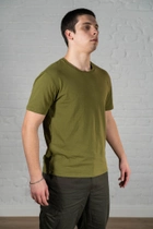 Військова футболка ХБ (бавовна) гіпоалергенна Олива (530) , XL - зображення 4