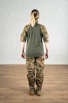 Військова жіноча форма убакс короткий рукав та штани з кишенями CoolMax ріп-стоп standart Мультикам Олива (628) , S - зображення 2