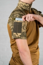 Убакс військовий з коротким рукавом ріп-стоп CoolMax Піксель Койот (517) , XL - зображення 5