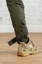 Женские военные брюки со вставными наколенниками рип-стоп Олива (675) , L - изображение 7