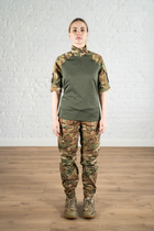 Військова жіноча форма убакс короткий рукав та штани з кишенями CoolMax ріп-стоп standart Мультикам Олива (628) , M - зображення 1