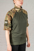 Військова жіноча форма убакс короткий рукав та штани з кишенями CoolMax ріп-стоп standart Мультикам Олива (628) , M - зображення 8