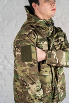 Куртка тактическая Горка с капюшоном рип-стоп tactical Мультикам (607) , XL - изображение 9