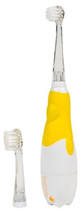 Електрична зубна щітка Brush-Baby BabySonic Pro 0-3 роки жовта - зображення 1