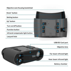Бинокуляр прибор устройство ночного видения, цифровой бинокль BNV21 Night Vision 5х (до 500м) - изображение 8