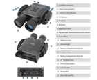 Бінокуляр (прилад) пристрій нічного бачення Bestguarder NV-900 Цифровий бінокль (до 600 м у темряві) 850 нм - зображення 6