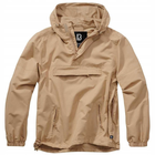Тактична куртка анорак Brandit Summer Windbreaker, водонепроникна літня вітровка, койот S - зображення 3