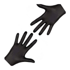 Нітрилові рукавиці без пудри Nitrylex Black Protective Gloves розмір XL - зображення 3
