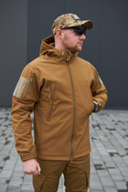 Військова тактична куртка Soft Shell MILITARY Койот M - зображення 1