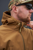 Військова тактична куртка Soft Shell MILITARY Койот S - зображення 7