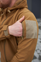 Військова тактична куртка Soft Shell MILITARY Койот XL - зображення 6