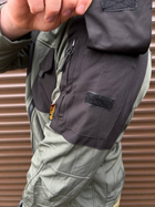Чоловіча куртка з капюшоном Soft Shell WindStopper у кольорі олива розмір L - зображення 5