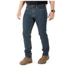 Штани тактичні джинсові 5.11 Tactical Defender-Flex Slim Jeans W40/L36 TW INDIGO - зображення 4