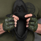 Універсальні шкіряні Кросівки на прошитій гумовій підошві чорні розмір 42 - зображення 8