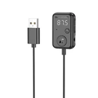 Аудіоадаптер універсальний Borofone June car BT FM transmitter BC49 чорний