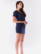 Плаття коротке літнє жіноче Awama A178 L/XL Темно-синє (5902360588899) - зображення 2