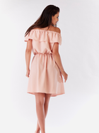 Плаття коротке літнє жіноче Awama A185 L Світло-рожеве (5902360517790) - зображення 3