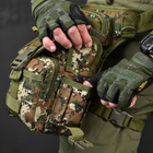 Поясная Сумка на ногу Cordura с 5 карманами пиксель размер 30,5x12,5х22,8 см - изображение 7