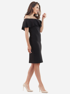 Плаття-футляр коротке літнє жіноче Awama A221 S Чорне (5902360522220) - зображення 2