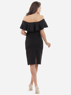 Плаття-футляр коротке літнє жіноче Awama A221 XL Чорне (5902360522251) - зображення 3